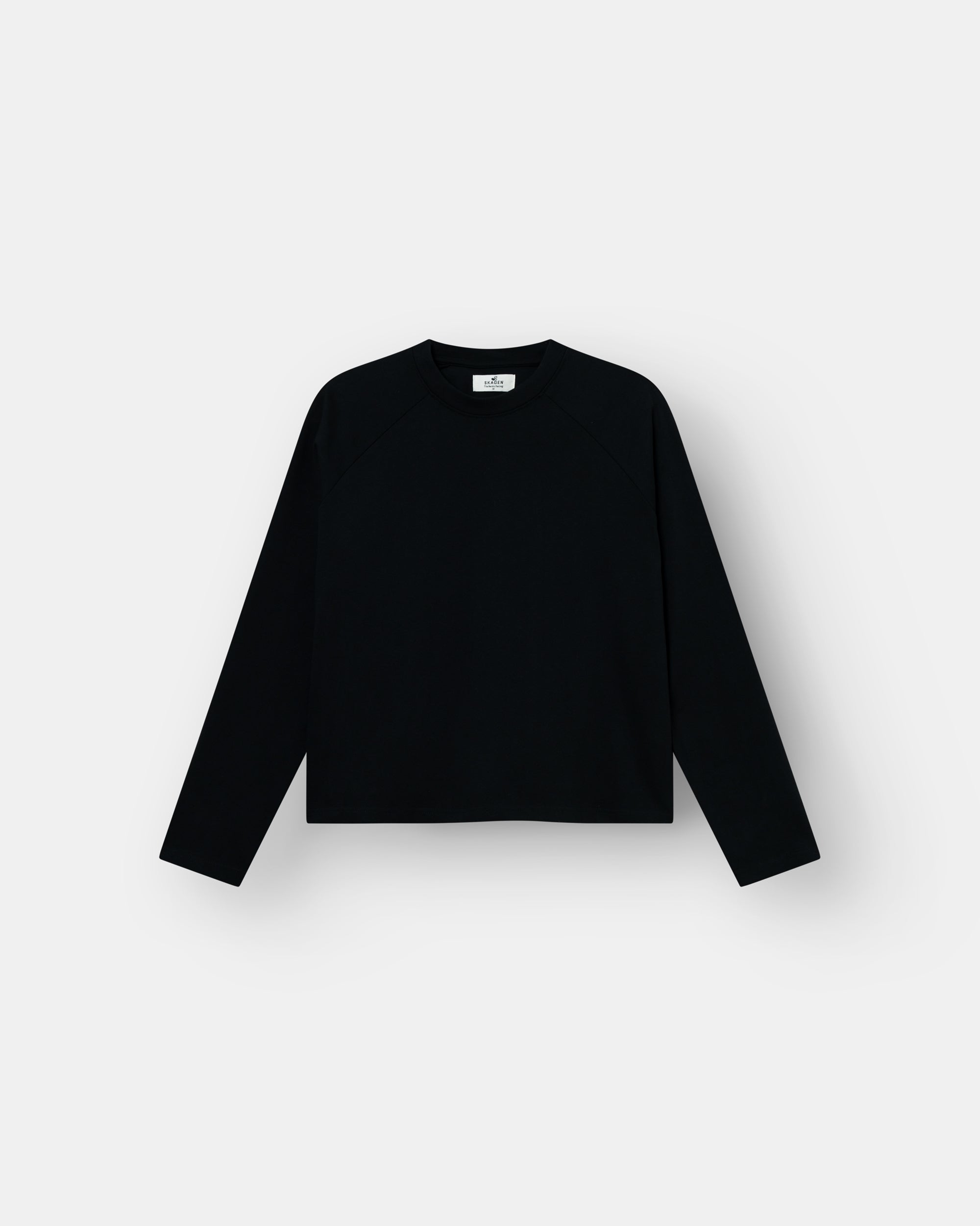 Raglan Longsleeve T-shirt Black dame